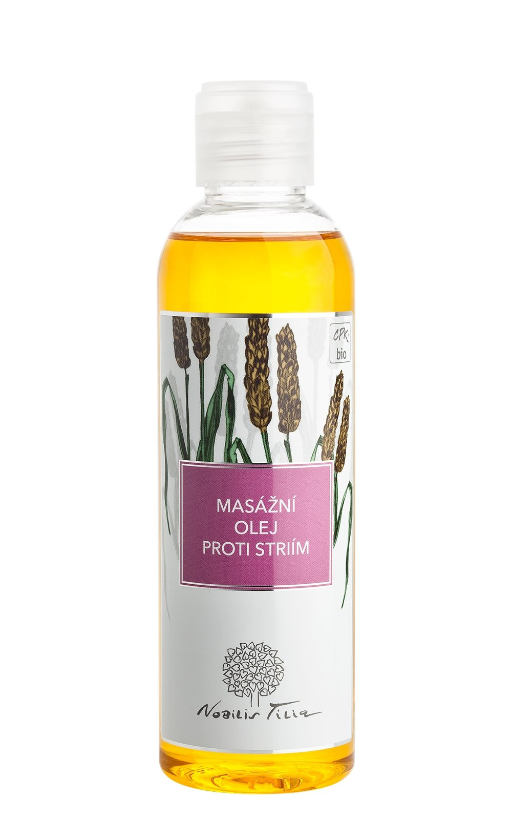 Masážní olej proti striím