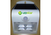 LEDSTAR solární svítidlo 2W stříbrné